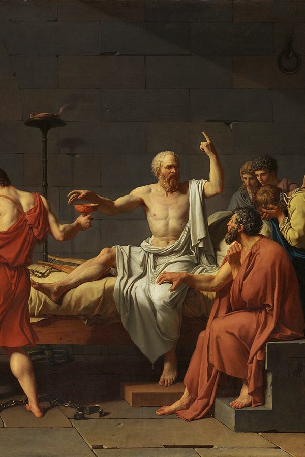 Jacques-Louis David, «La muerte de Sócrates», 1787
