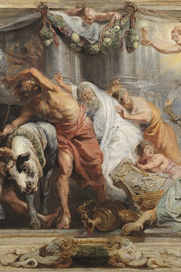 Peter Paul Rubens, «Victoria de la Eucaristía sobre el paganismo» (boceto), siglo XVII