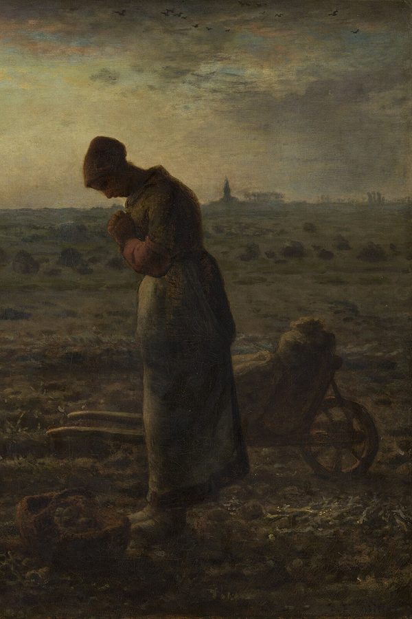 Jean-François Millet, «El Ángelus», 1857-1859