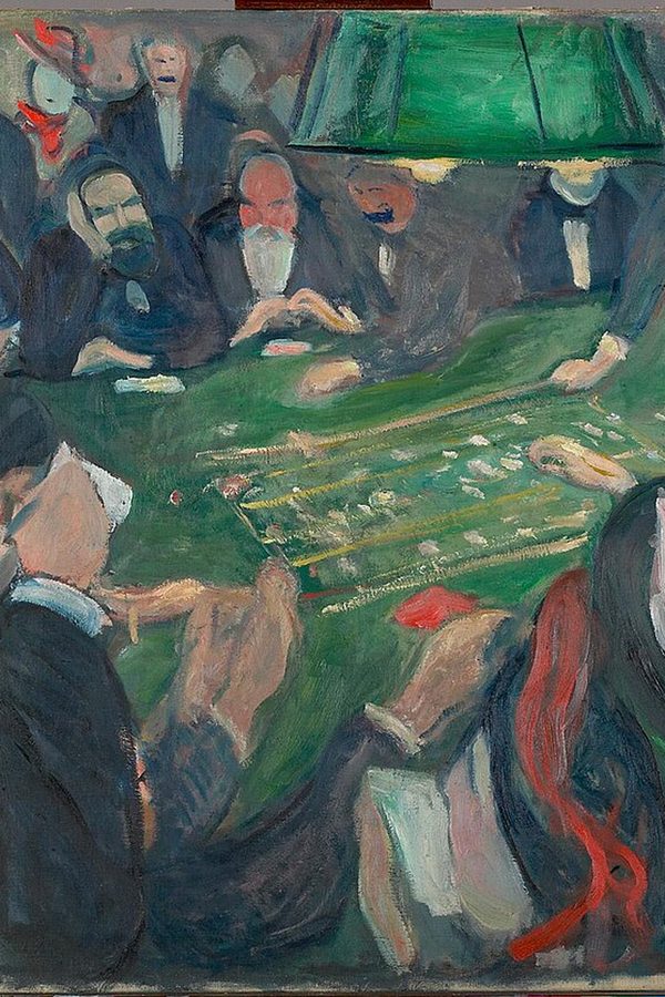 Edvard Munch, «En la mesa de ruleta en Monte Carlo», 1892