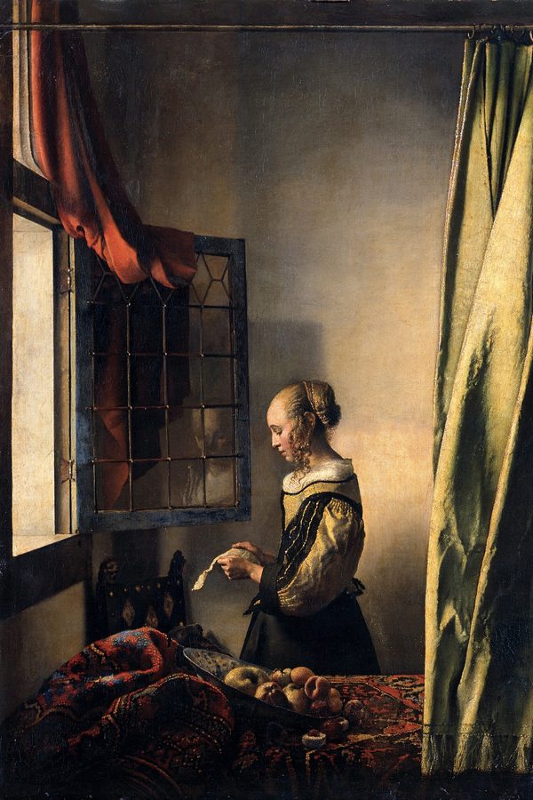 Johannes Vermeer, «Muchacha leyendo una carta junto a la ventana», c. 1657-1659