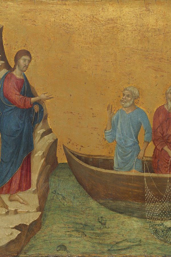 Duccio di Buoninsegna, «La vocación de Pedro y Andrés», 1308-1311