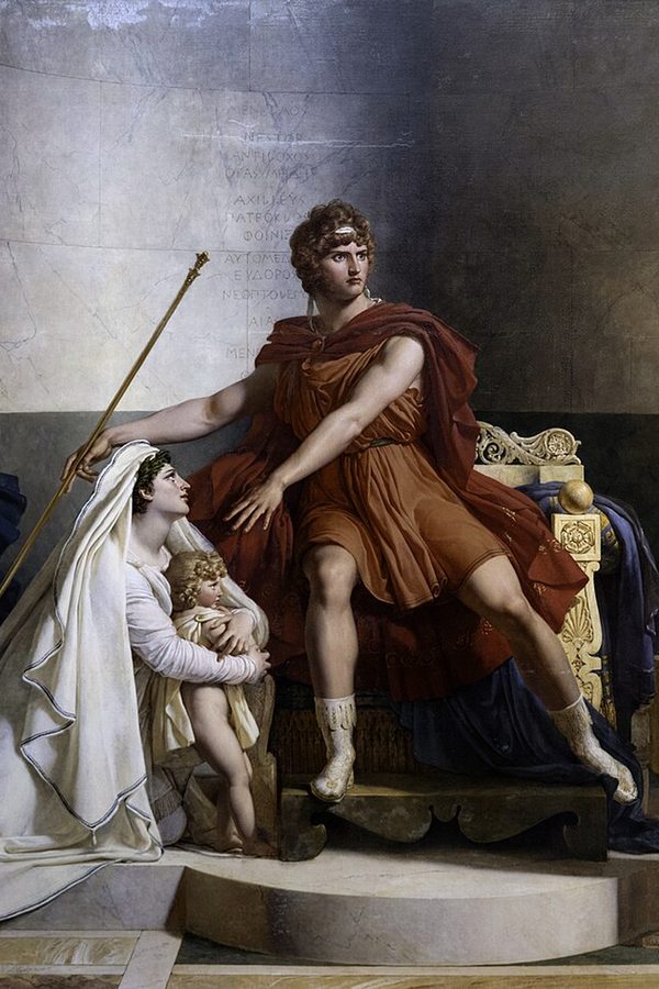 Pierre-Narcisse Guérin, «Andrómaca y Pirro», 1810