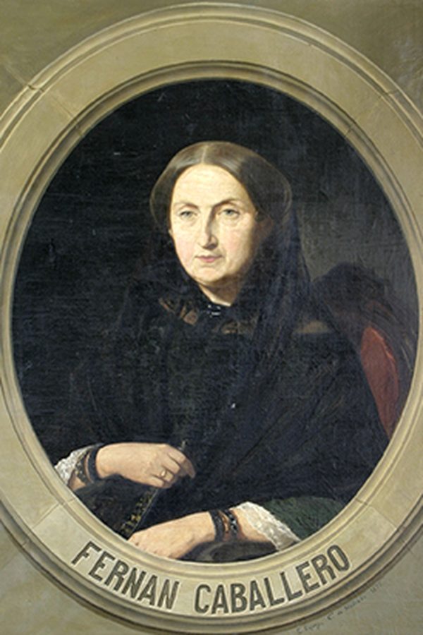 Estanislao Espejo, «Fernán Caballero», 1877 (copia del retrato de Federico de Madrazo, 1858)