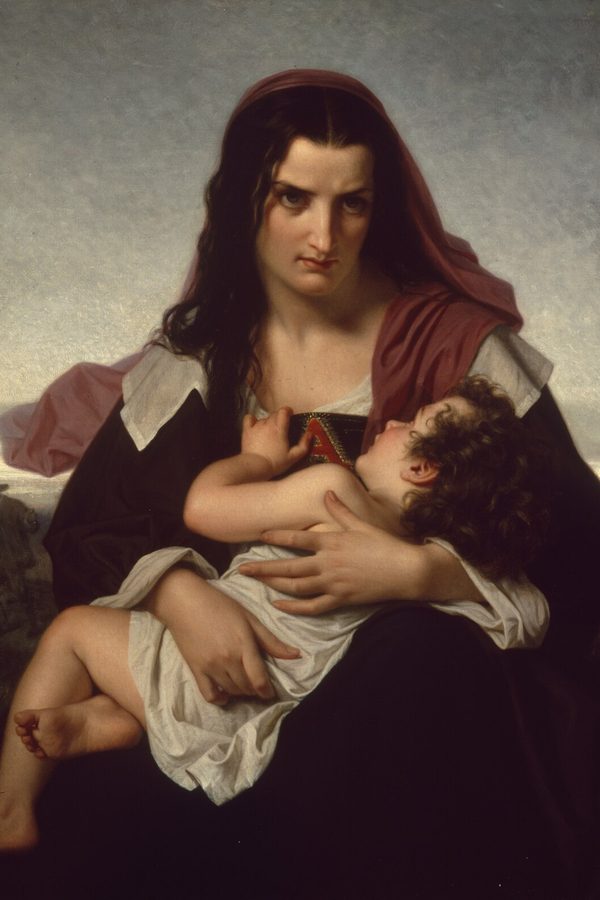 Hugues Merle, «The Scarlet Letter» (encargado en 1859)