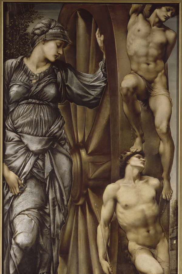 Edward Burne-Jones, «La rueda de la Fortuna»