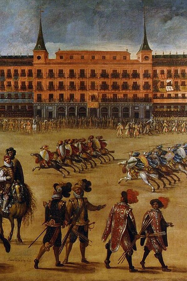 Juan de la Corte, «La Plaza Mayor de Madrid», siglo XVII