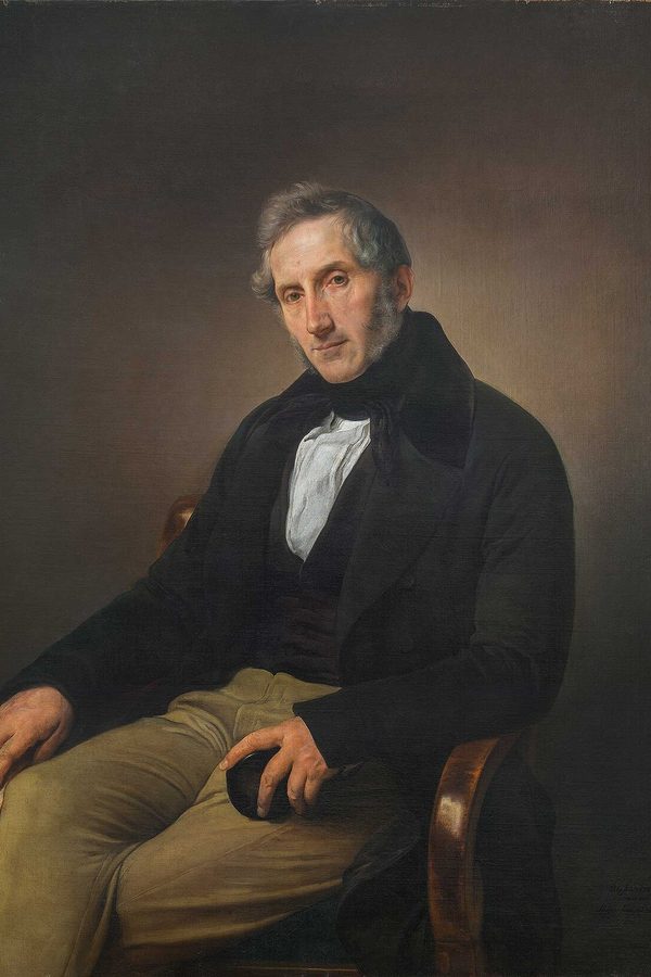 Francesco Hayez, «Retrato de Alessandro Manzoni», 1841
