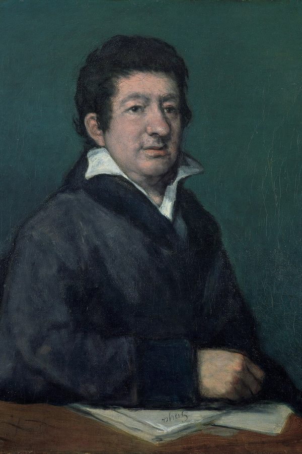 Francisco de Goya, «Retrato del poeta Moratín», 1824