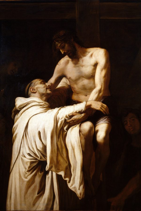 Francisco Ribalta, «Christ Embracing Saint Bernard», c. 1625