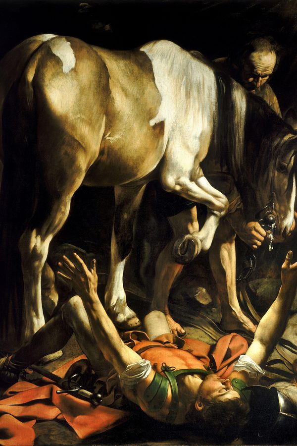 Caravaggio, «La conversión de san Pablo», c. 1600-1601