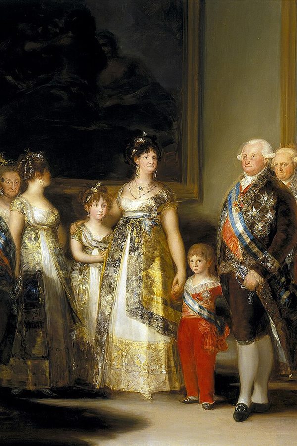 Francisco de Goya, «La familia de Carlos IV», 1800-1801