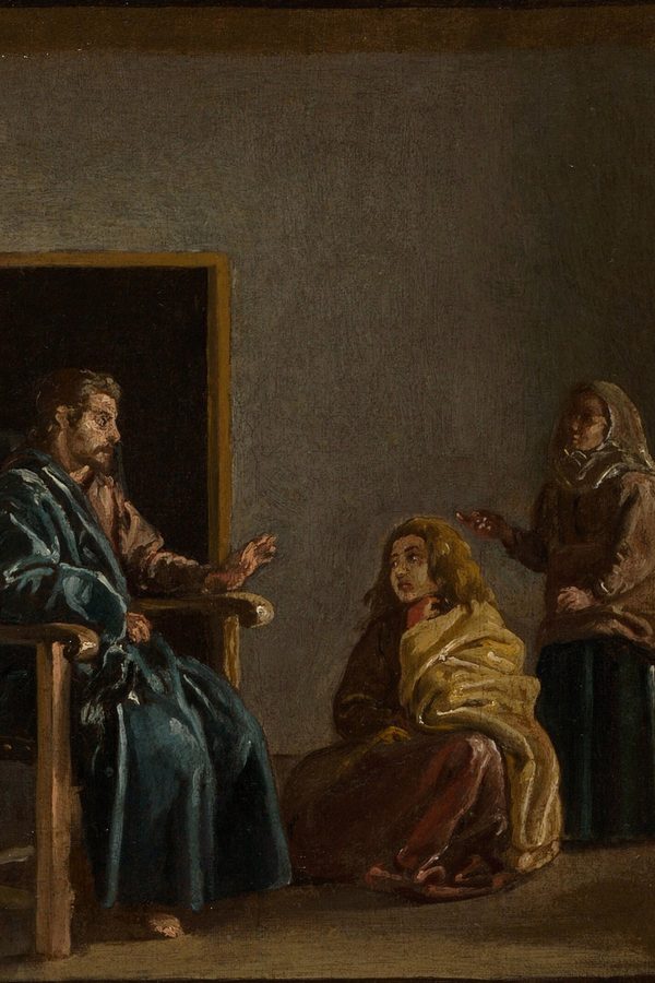 Diego Velázquez, «Christ in the House of Martha and Mary» (detail), c. 1618