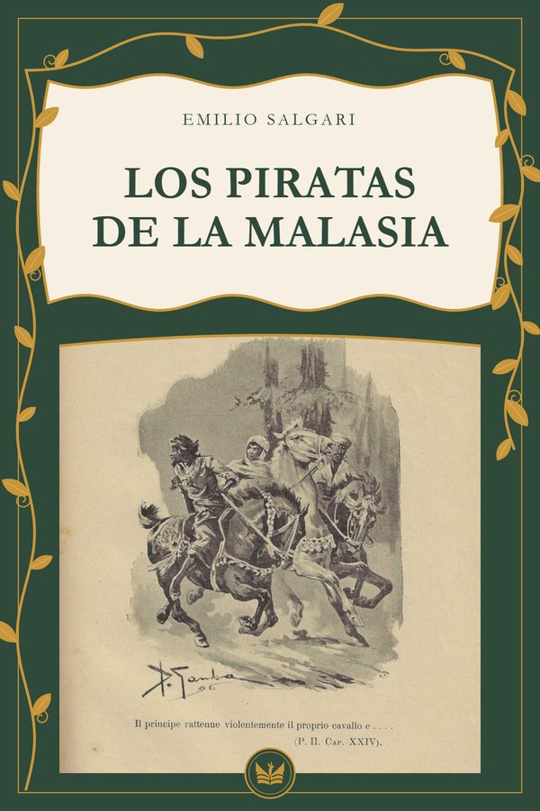 Giuseppe Garuti (Pipein Gamba), ilustración de «I pirati della Malesia», 1902
