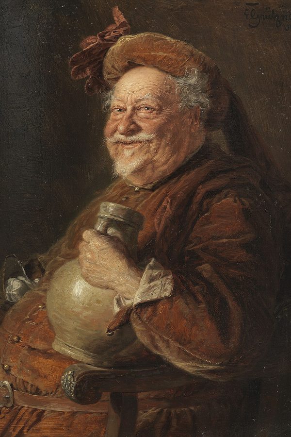 Eduard von Grützner, «Falstaff», 1906