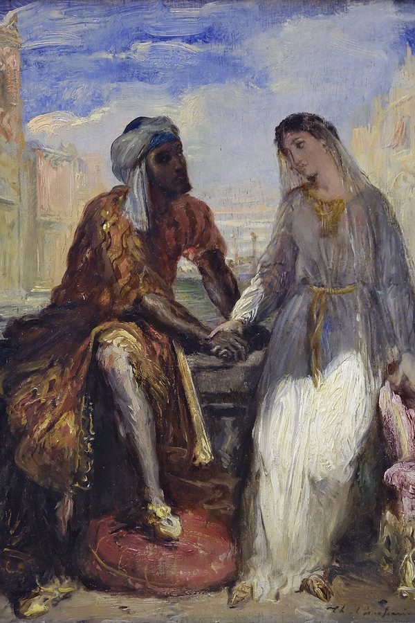 Théodore Chassériau, «Otelo y Desdémona en Venecia», 1850