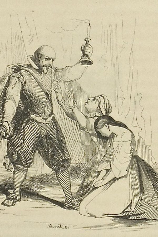 Tony Johannot, ilustración para «Le Diable boiteux», 1840